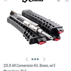 22LR AR Conversion Kit with Black and Red Accents